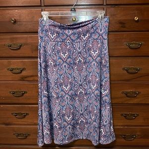 LuLaRoe Azure Skirt NWOT M